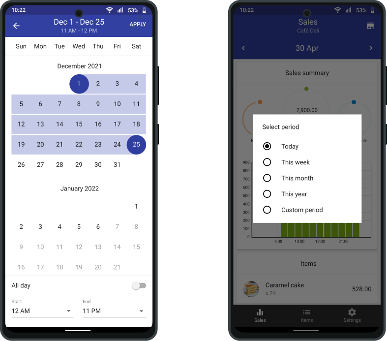 screenshot of Loyverse Dashboard